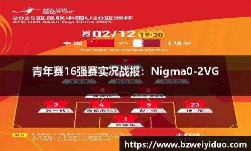 青年赛16强赛实况战报：Nigma0-2VG